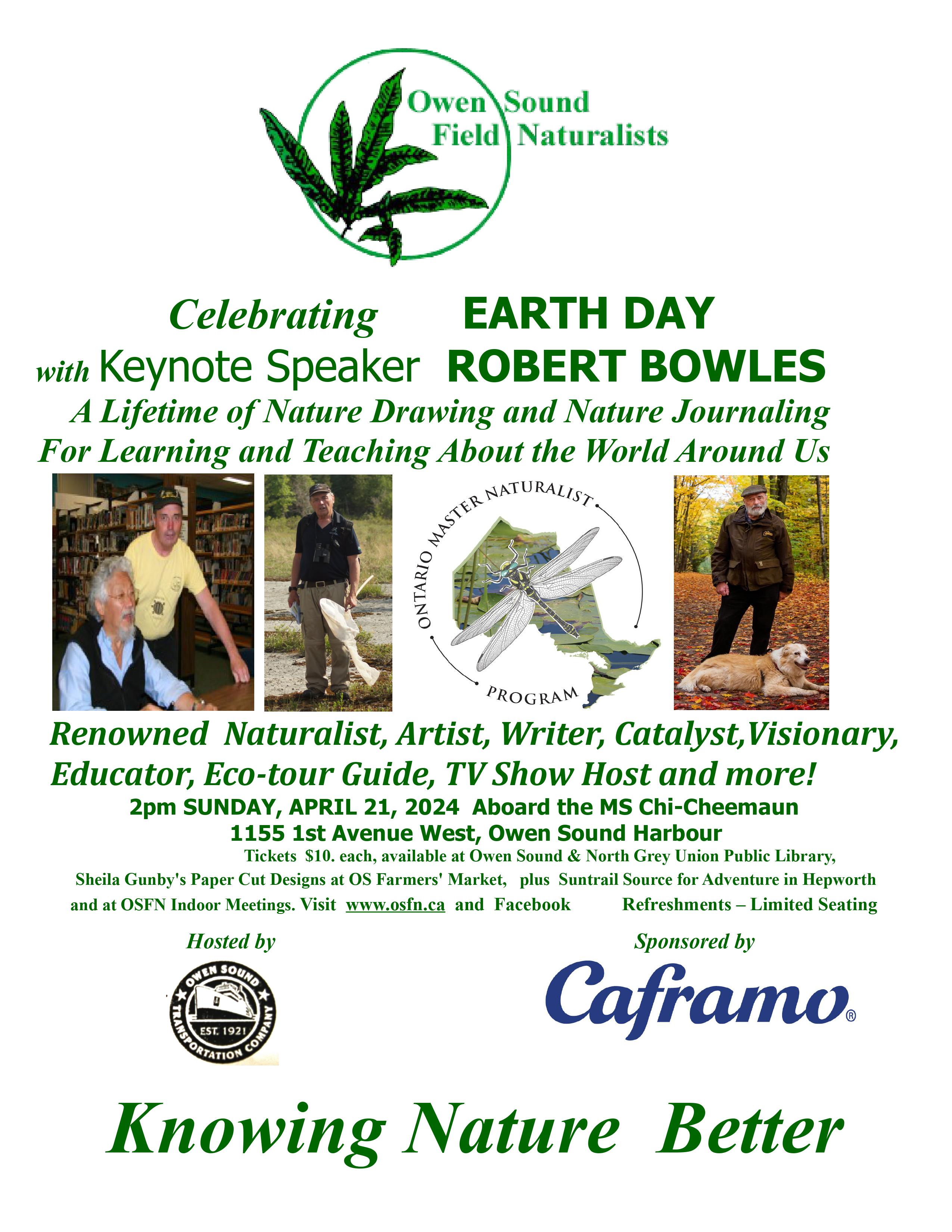 Event image Earth Day with Robert Bowles aboard the MS Chi-Cheemaun